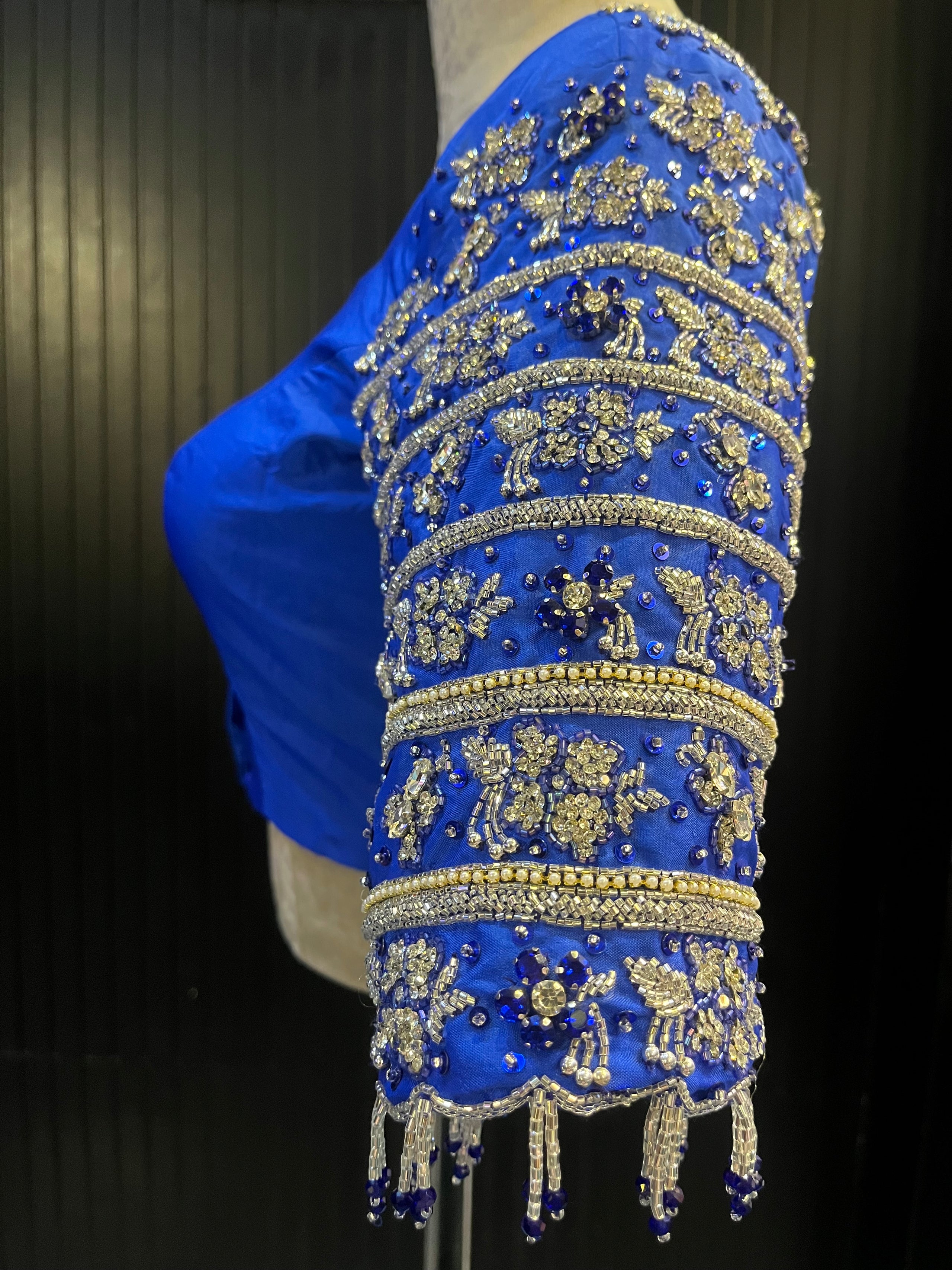 Ink Blue work blouse